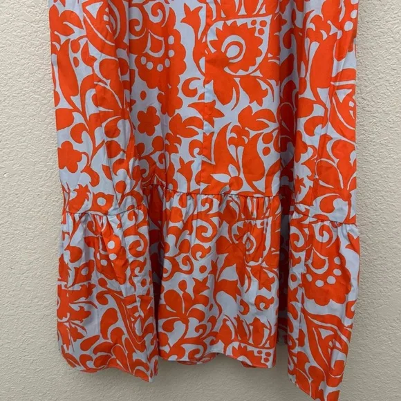 Talbots Puff Sleeve Poplin Dress Floral Print Size 18W NWT - Picture 11 of 13